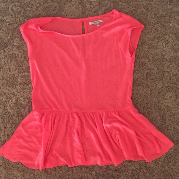 Hot pink American eagle top