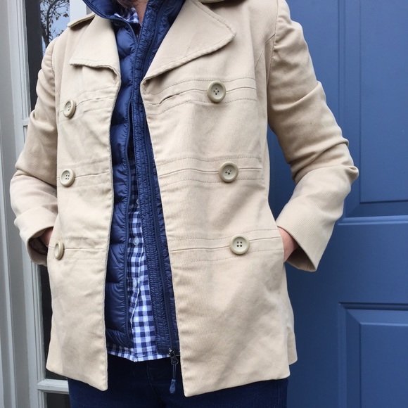 GAP Jackets & Blazers - Tan GAP Pea Coat XS