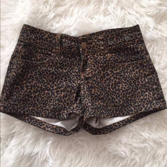 Animal Print Shorts