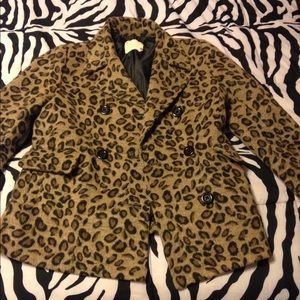 Leopard Print Peacoat