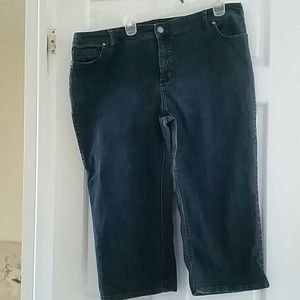 Daisy Fuentes denim capri jeans