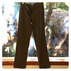 J. Crew Favorite Fit Chino, Olive, Size 4 Tall