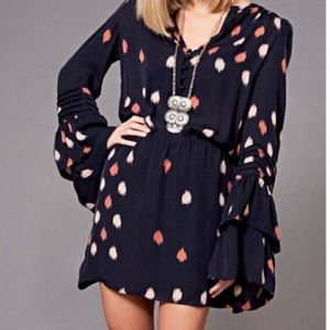 Parker Double Bell Sleeve Dress