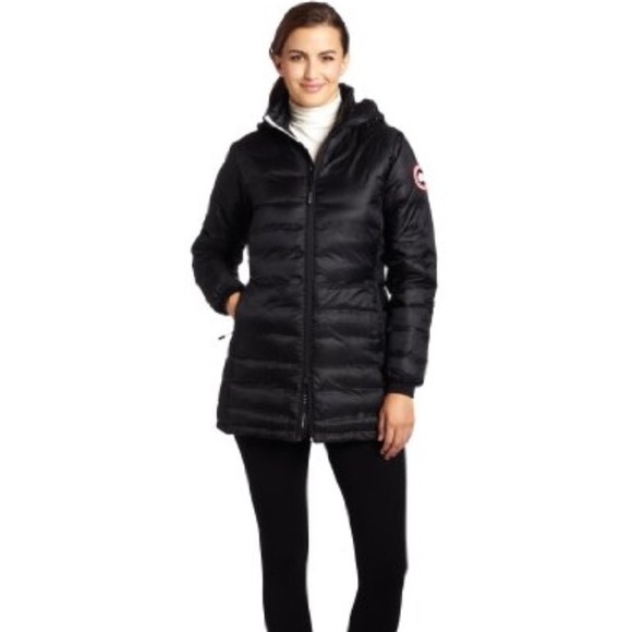Canada Goose Jackets & Blazers - *SOLD* Canada Goose Hooded Down Camp Coat Black XS