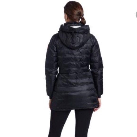 *SOLD* Canada Goose Hooded Down Camp Coat Black XS - Picture 2 of 4