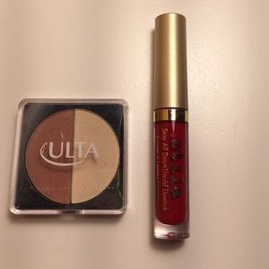 Liquid lipstick and contours