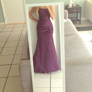 Purple David's bridal gown!