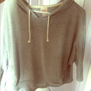 Grayish crop top