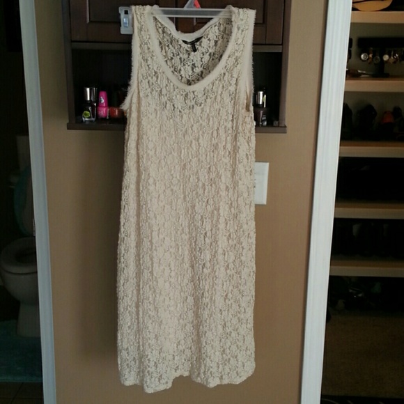 Ivory lace dress