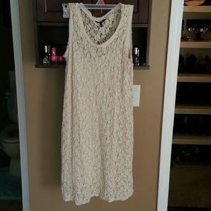 Ivory lace dress