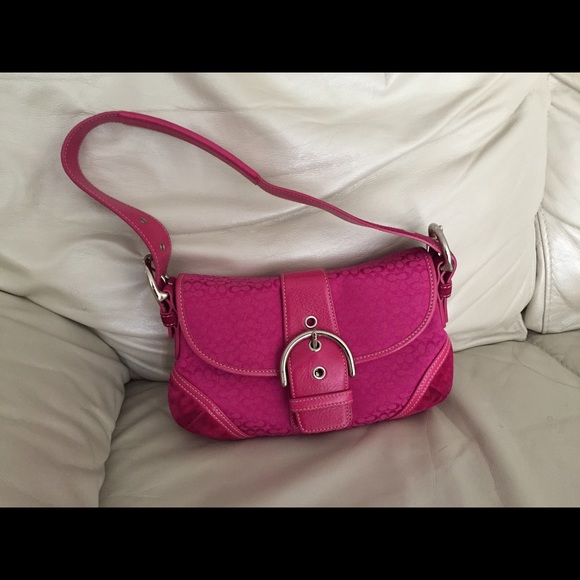 Coach pink handbag