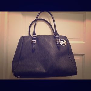 Michael Kors black tote purse
