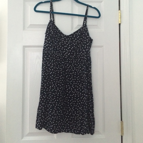 Patterned dress, navy blue - Picture 1 of 1