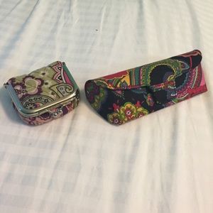 Vera Bradley eyeglass case/contact case