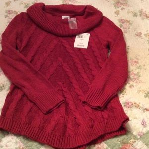 Red Jaclyn Smith sweater . NWT sz L