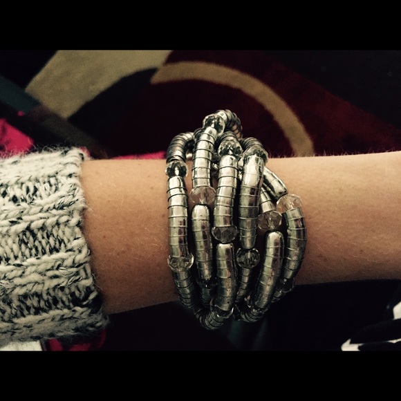 BKE silver bracelet