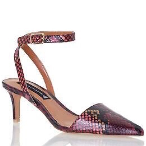 Steve Madden Shoes - Steve Madden reptile ankle-strap pumps