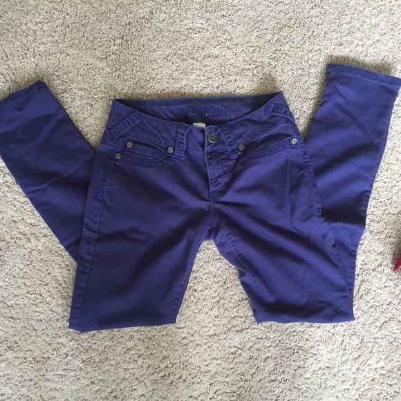 royal blue jeggings. Maurices size small