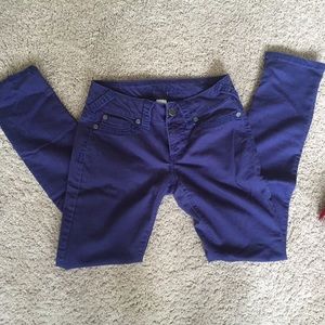 royal blue jeggings. Maurices size small