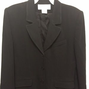 Authentic Jones New York Size 8 Black Blazer
