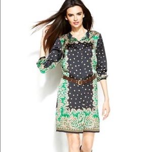 Michael Kors Mixed Print Shirt Dress