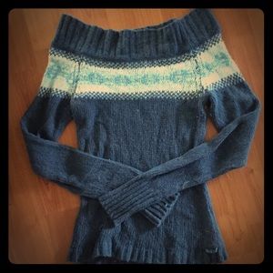 American eagle off shoulder sweater.