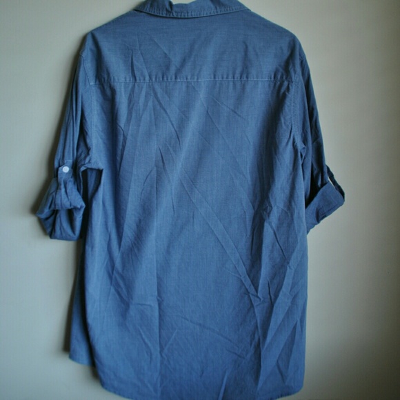 Blue Button Down - Picture 2 of 4