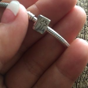 Bible/ Cross Pandora Charm
