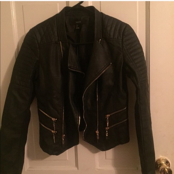 f21 biker jacket