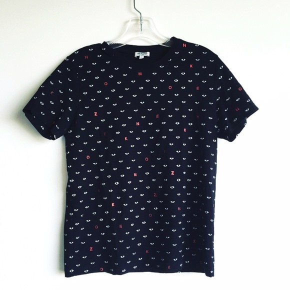 Kenzo Black All Over Eyeball Tee