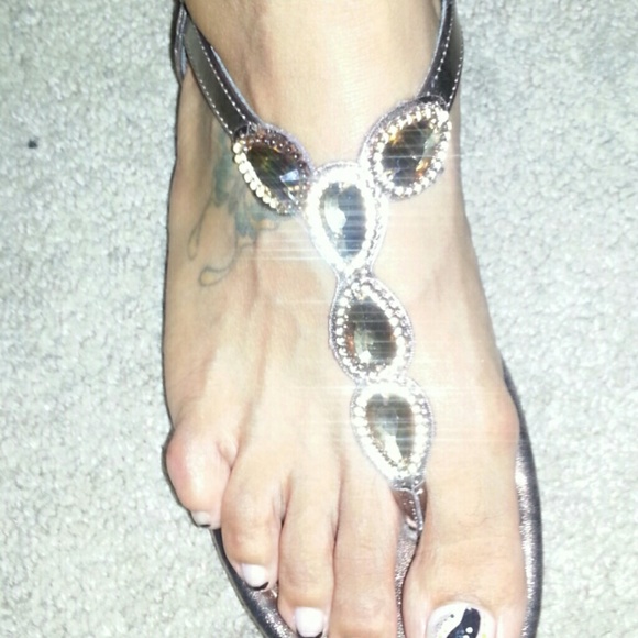 Barely worn brown sandles