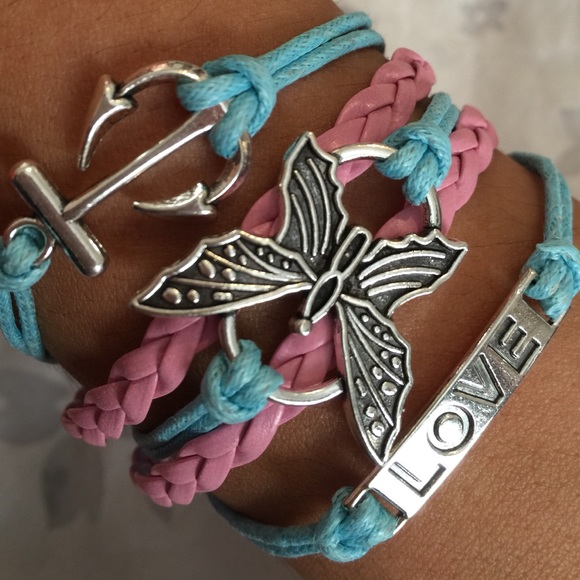 • 🐘New Butterfly anchor bracelet • - Picture 2 of 4