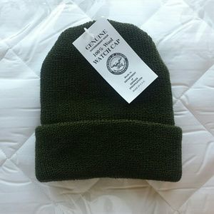 Army green beanie