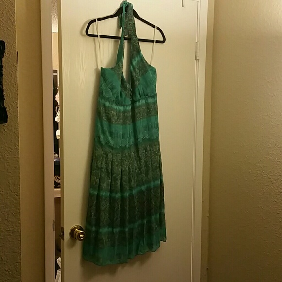 Teal and brown dress *never worn*
