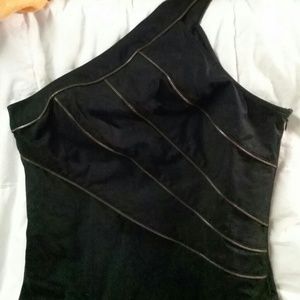 Zipper Trimmed Moto Dress by Free People