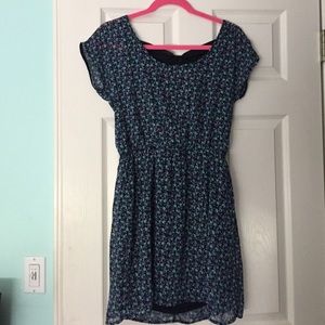 Blue Floral Dress