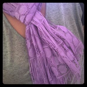 Light lavender scarf NEW WITHOUT TAGS