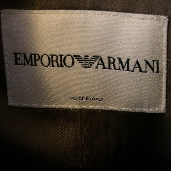 Authentic EMPORIO ARMANI Boucle Overcoat - Picture 3 of 4