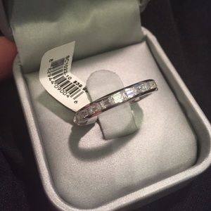 Beautiful costume jewelry! Silver with CZ...