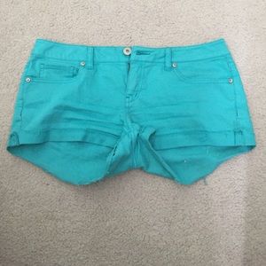 Teal Shorts