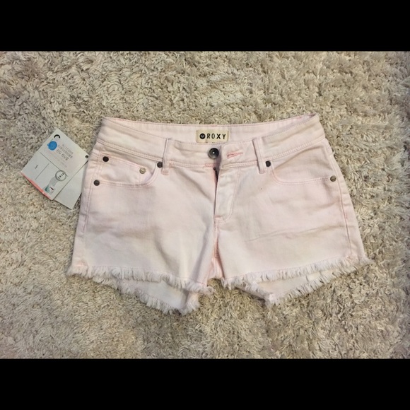 Roxy Pants - NWT Roxy Light Pink Denim Shorts!