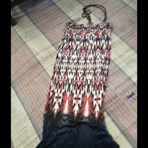 Multi colored maxi dress