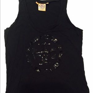 Authentic Tory Burch blank sequence tank !