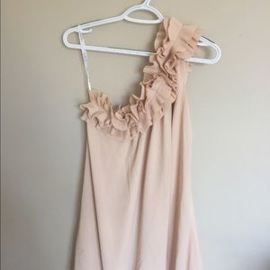 One shoulder dress