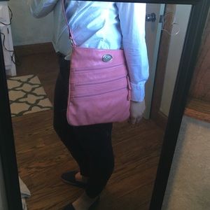 Dolce and Gabbana pink cross body purse!