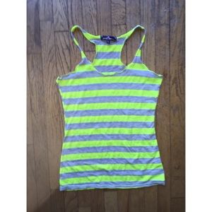 Neon Striped Tank Top