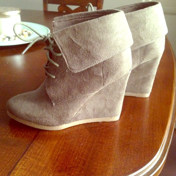 Mossimo Supply Co. Shoes - Mossimo suede wedges.