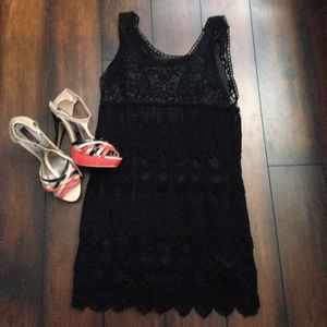 Black lace dress size M