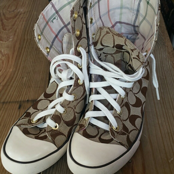 Coach high top tennis