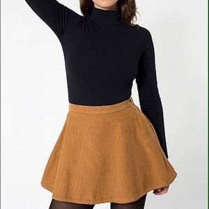 American Apparel Corduroy Circle Skirt.